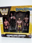 2024 Wwe Tcg Toys Flexfigs Legends Pack Steve Austin Hulk Hogan Undertaker Rock New. Price: $39.99.