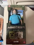 Mattel Minecraft Movie Steve Action Figure W/ Sword, Ages 5+ New. Price: $13.67.