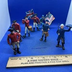Safari Ltd Revolutionary War British & Continental Armies Soldiers - Lot Of 8 Used. Price: $19.99.