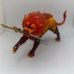 Schleich Eldrador Creatures Battle Monster Fire Lion Used. Price: $15.00.