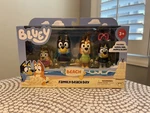 Bluey Family Beach Day 4-PACK Figure Set New Box Bingo, Dad, Mum &. Price: $12.00.