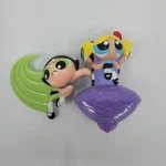 2002 Burger King Spinner Toy Powerpuff Girls And Buttercup Figure Used. Price: $5.00.
