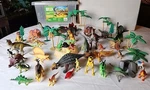 Animal Planet Mega Tub 44+ Dinosaur Figures Storage Bucket Used. Price: $21.59.