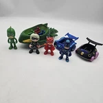 Pj Masks Catboy Owlette Gekko Luna Girl Figures Vehicles Lot Just Play Toy Set Used. Price: $19.99.