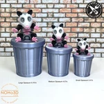 Articulated Opossum With Trash Can, 3D Printed Flexi Fidget Toy For Adhd New. Price: $17.99.