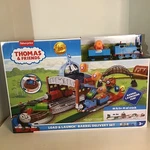 Thomas & Friends 2025 Motorized Load Launch Barrel Delivery Set New In Box. Price: $55.99.