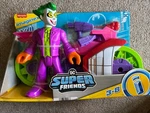 Imaginext Dc Super Friends The Joker Xl Figure And Laff Cycle Vehicle Playset New. Price: $15.95.