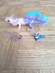 Schleich Bayala Miniature Axolotl Figurines Of 3 Designed Germany Used. Price: $20.00.
