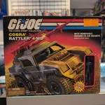 Gi Joe 1998 Cobra Rattler 4WD Jeep Vehicle With Vypra Misb Kenner Hasbro New. Price: $175.00.