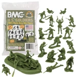 Bmc Marx Plastic Army Men Soldiers Od Green 31PC WW2 Figures Made In Usa New. Price: $21.62.