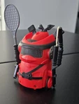 Spinmaster Ninja Bots Battling Robot -black/red -tested & Works Great Used. Price: $11.00.