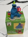 Sesame Street Cookie Monster 2ND Birthday Figurine Gund W/ Box Used. Price: $24.99.