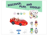 Bluey Escape Convertible Playset With Figures And Accessories For Kids 4 Pack New. Price: $29.99.