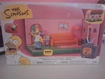 The Simpsons Living Room Diorama Playset (includes Homer Simpson) Jakks Pacific New. Price: $10.00.