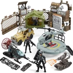 Military Toyset With Army Battle Base Lights & Sounds 10-IN-1 3+ New. Price: $31.99.