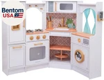 Kidkraft Ultimate Corner Wooden Play Kitchen With Lights & Sounds, Phone An New. Price: $217.77.