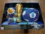 Fifa World Cup 2026 Usa Set 3 Plush Trophy Ball Pet Official Jazwares Nwt New. Price: $85.00.