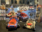Hasbro Gi Joe Desert Duel Foe Striker & Cobra Basilisk Vehicles Only W Box Used. Price: $149.99.