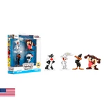 Jada Looney Tunes Metalfigs 4-PACK Bugs Bunny, Tasmanian Devil, Daffy Duck, Sy New. Price: $46.00.