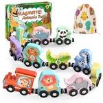 Zeoddler Toys For Toddlers, 11 Pcs Magnetic Wooden Animals Train Set, Montess... New. Price: $23.78.