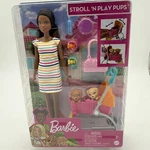Mattel Barbie "stroll Pups" Playset Doll Pet Stroller Dogs New. Price: $15.99.