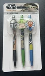 Star Wars The Mandalorian 3 Pack Pen Set Lucasfilm Disney Innovative Design New. Price: $14.99.