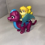 Paw Patrol Rescue Knights Dragon Blizzie Action Figure Spin Master W/ Rubble Used. Price: $33.00.
