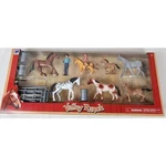 New-ray Valley Ranch Horse Play Sets: Barrel Racing. Price: $19.99.