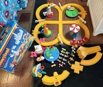 1986 Playmates Disneyland Train Piece Playset & Some 1989 Muppet Babies Used. Price: $60.00.