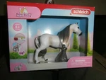 Schleich Horse Club Sofia's Beauties 4.5" White Mare 14 Piece Set 42583 Nib New. Price: $13.00.