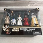 Disney Star Wars Queen Amidala & Priness Leia Delux Dress Up Set New. Price: $29.99.