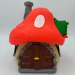 Smurfs 40001 Vtg Large Mushroom Cottage House Red Roof Schleich Peyo - Complete Used. Price: $89.96.