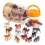 Terra By Battat 60 Pcs Wild Creatures Tube Realistic Mini Animal New. Price: $19.35.