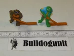 Don & Genghis Frog Parts Only 1991 Teenage Mutant Ninja Turtles Sewer Hockey Used. Price: $15.25.
