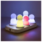 Glow People With Docking Station Rechargeable Kids Sensory Characters Toys 6PCS New. Price: $122.00.