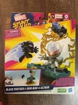 Marvel Comics Action Stunt Squad,black Panther & Iron Man Vs Ultron Hasbro Toy New. Price: $12.95.