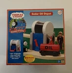 Learning Curve Wooden Thomas Train Sodor Oil Depot With Red Tanker! New!. Price: $59.99.