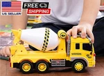 Truck Toy For Kid 1 Ft Cement Mixer With Lights Sound Friction Foot Realistic New. Price: $13.99.