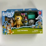 Bluey Pass The Parcel 4 Figure Pack Set Bingo, Lucky's Dad Pat, & Lila New. Price: $18.99.