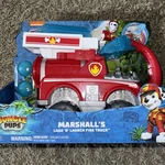 Paw Patrol Marshall's Load Fire Truck 3 Projectiles Launcher New. Price: $21.97.
