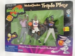 Michael Jordan Triple Action Figures Warner Bros Space Jam Playmates Nrfb New. Price: $29.00.