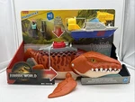 Fisher-price Imaginext Jurassic World Mosasaurus Boat Toy Figure Brand New Nib. Price: $26.99.