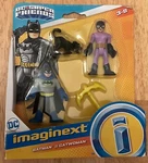 Imaginext Dc Super Friends Batman & Catwoman Figures With Accessories New. Price: $5.95.