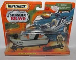 Matchbox Military Water Dragon Mission Bravo Gun Boat, Figure Weapon 1998 New. Price: $35.00.