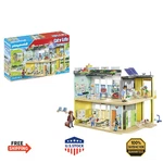 Playmobil Large School W/ Rooftop Garden, Washable Board, Figures, & Accessories New. Price: $203.84.