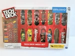 New Tech Deck Finger Skateboards Exclusive Mega Set W/ 14 Complete. Price: $34.00.