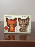 Warrior Cats Figures Firestar And Leafpool Mini Collector Series 1 Rare Used. Price: $50.00.