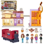 Wizarding World Harry Potter, Exclusive Deluxe Diagon Alley & Hogwarts Expres... New. Price: $124.40.