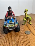 Schleich Quad Escape From Velociraptor Dinosaurs Play Set 41466 Used. Price: $13.49.