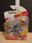 Jazwares Pok Mon Battle Figure Pack Axew, Frogadier, Torkoal 6L New. Price: $15.95.